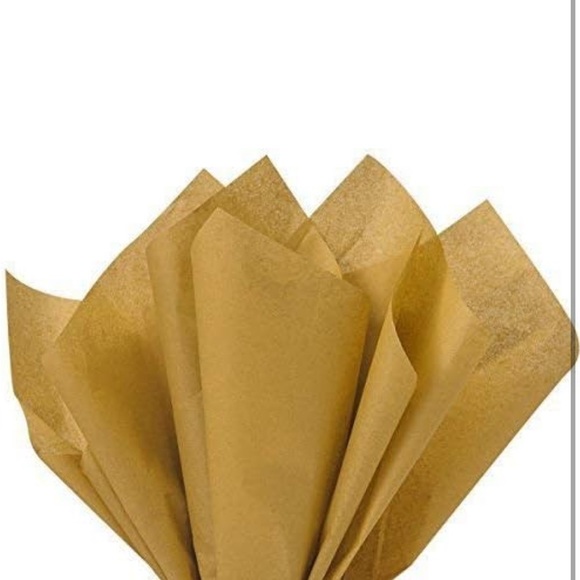 100 15x20” Gold Tissue Paper PRICE IS FIRM - Picture 2 of 3